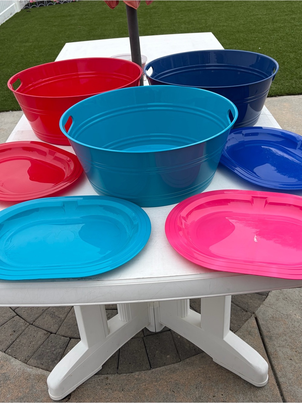 Colorful Party Tub Set - Everything You See For Only $55
